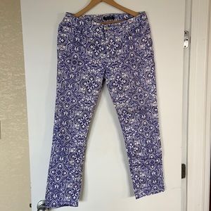 Slim Ankle 12R Paisley White House Black Market